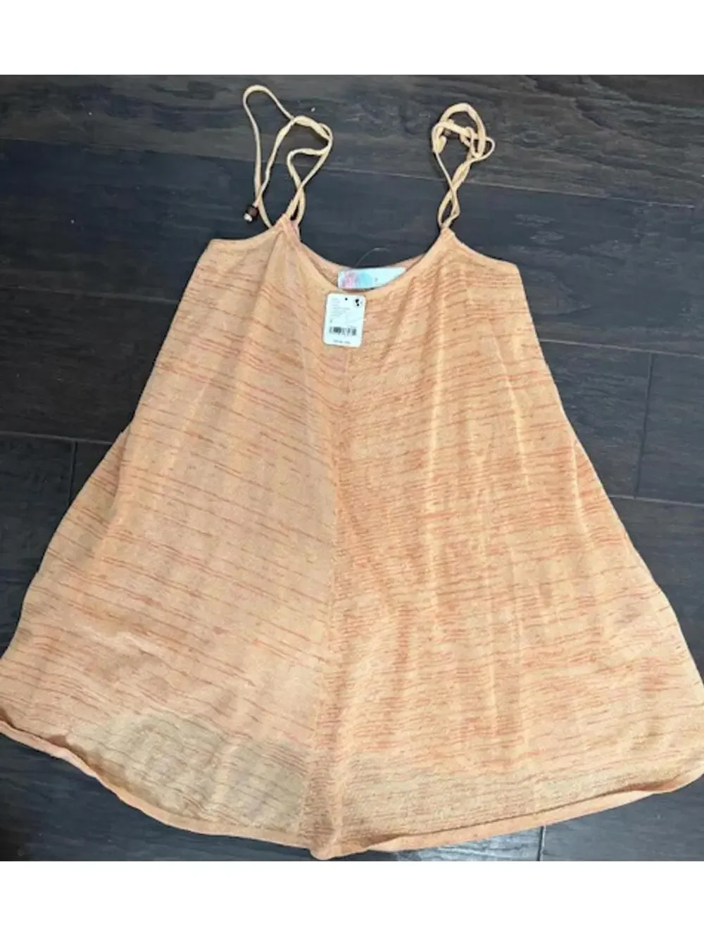 Free People Beach top Romera Sweater Tunic in coral size small oversized NWT